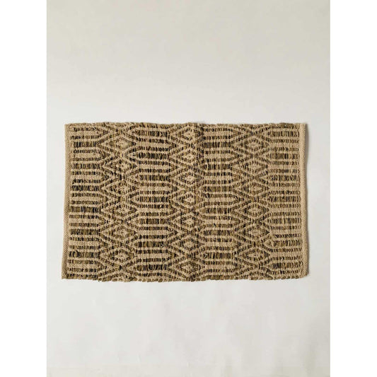 Dørmatte - Skinn - 50×70 Cm - Mønstret Grønn-Dørmatte-Trend Design-Hyttefeber