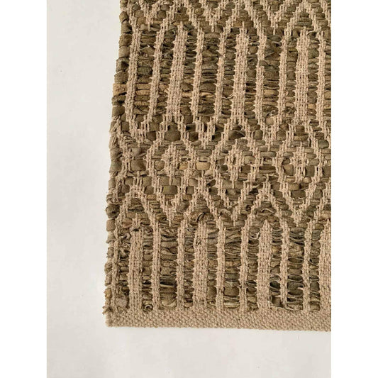 Gulvteppe - Skinn - 60×230 Cm - Mønstret Grønn-gulvteppe-Trend Design-Hyttefeber