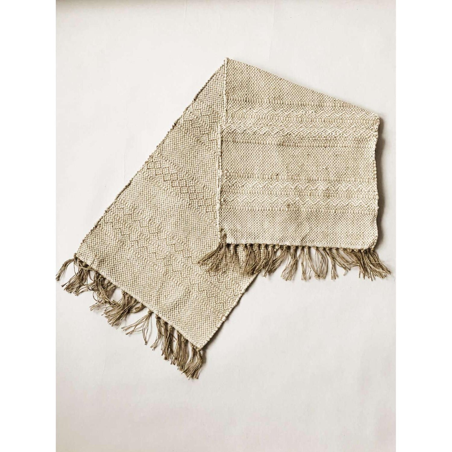 Løper - Jute/Bomull - 40×150 Cm - Creme-Dørmatte-Trend Design-Hyttefeber