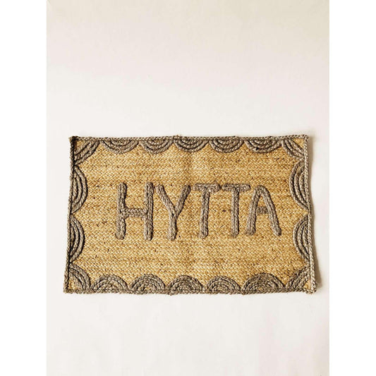 Dørmatte Jute - «Hytta»-Dørmatte-Trend Design-Hyttefeber