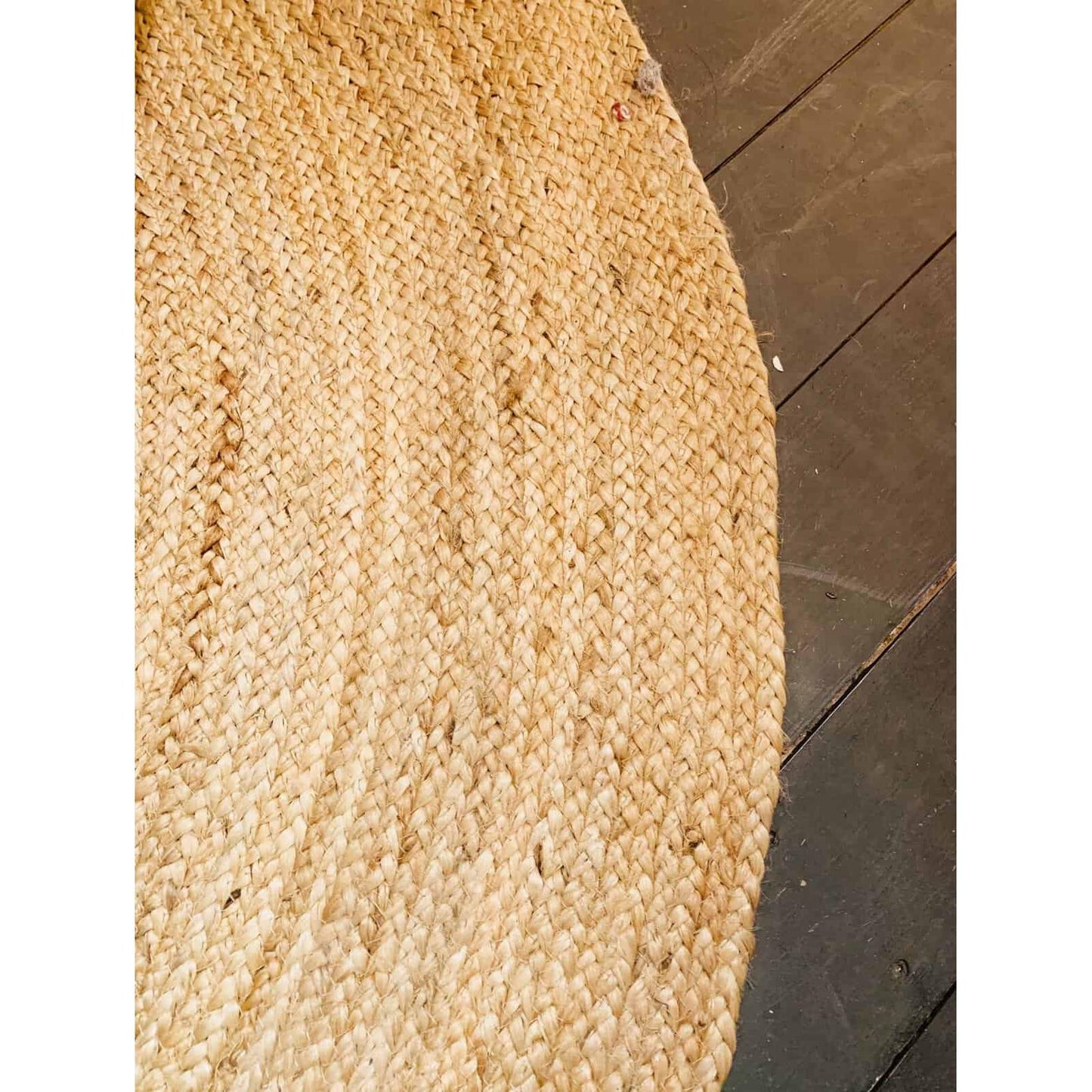 Teppe - Jute - Rundt - Ø150 Cm-gulvteppe-Trend Design-Hyttefeber