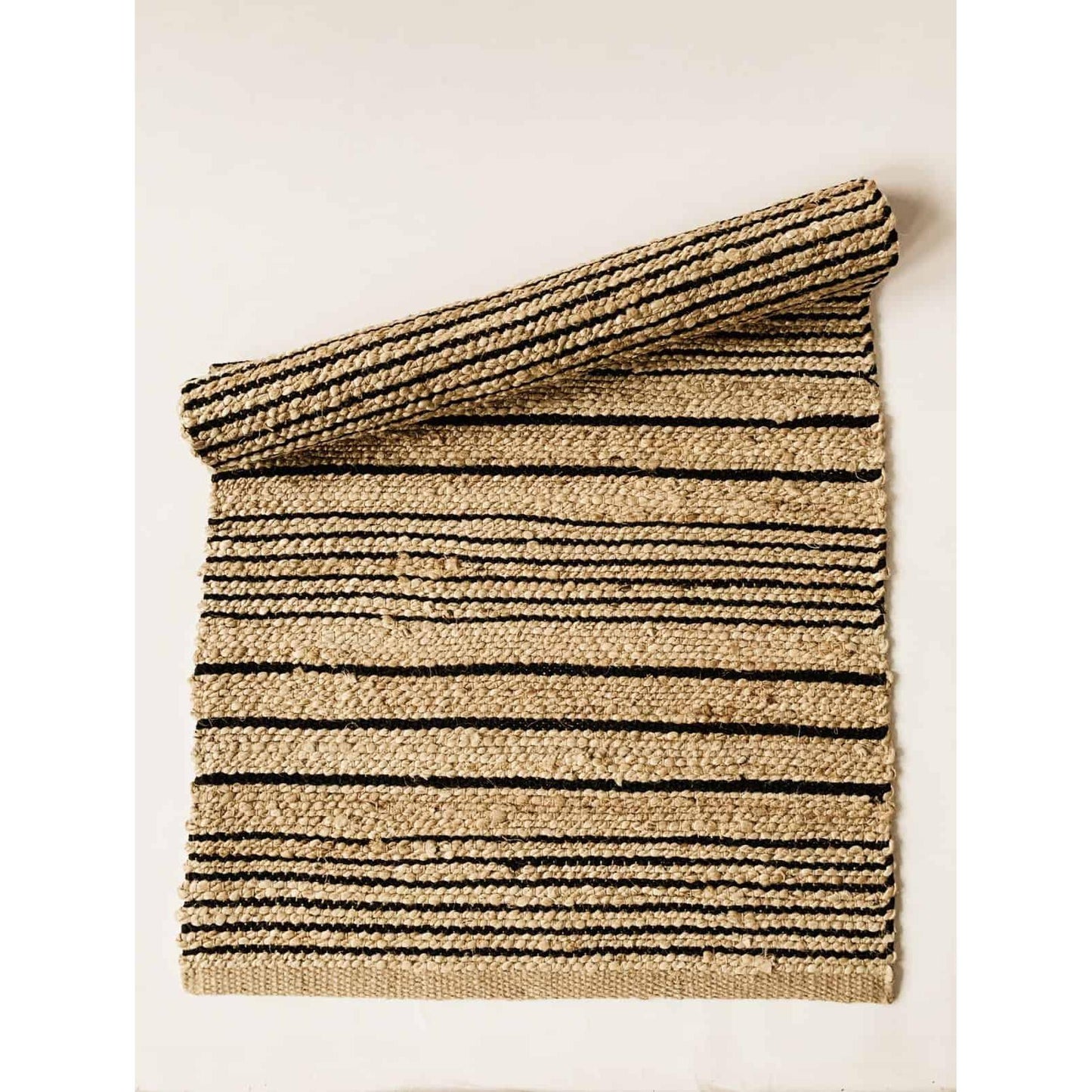 Rye - Jute - Sorte Striper - 70×160 Cm-gulvteppe-Trend Design-Hyttefeber