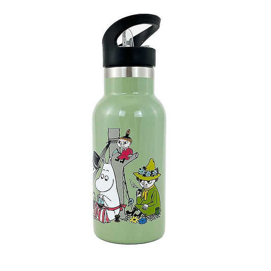 Mummi Drikkeflaske - Grønn - 350ml-Drikkeflasker-Moomin-Hyttefeber