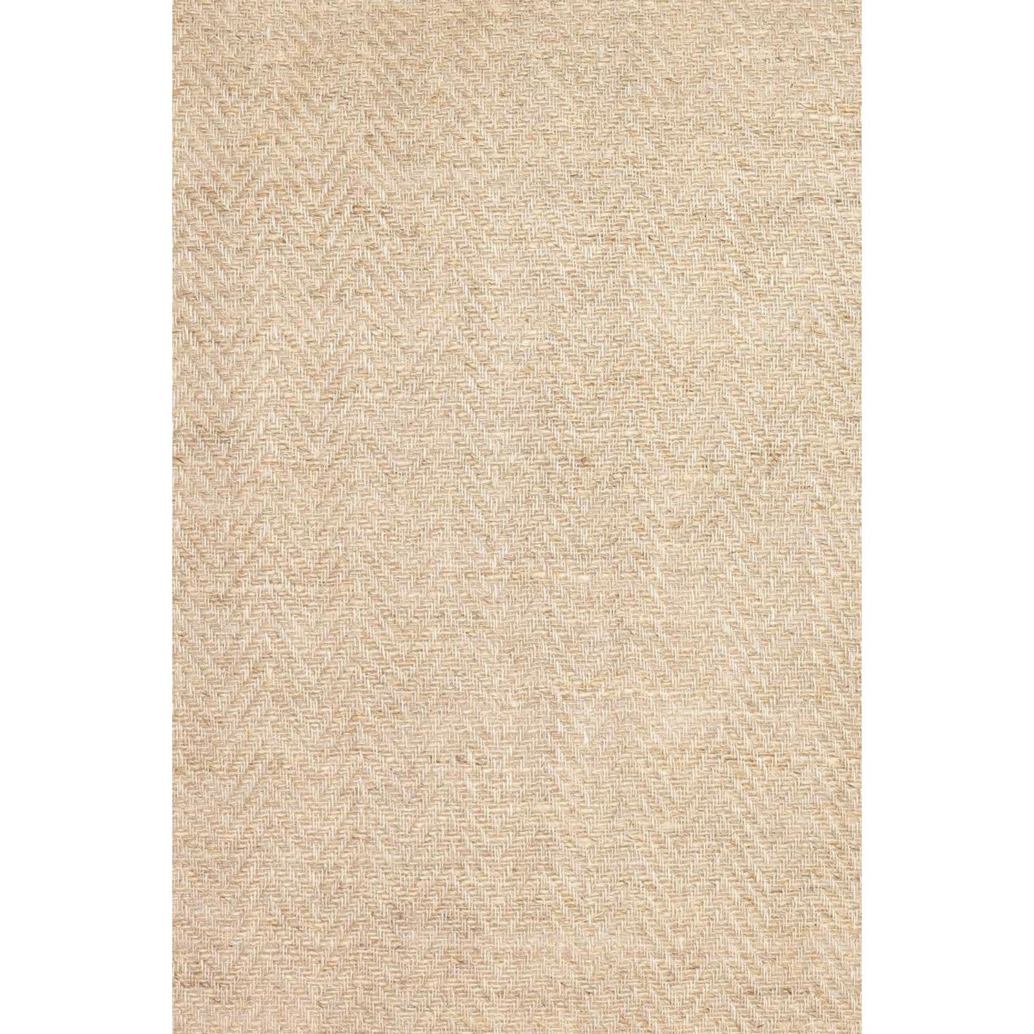 Putetrekk Herringbone lin beige fiskebensvevet 50x50 cm-Putetrekk-Lama-Hyttefeber
