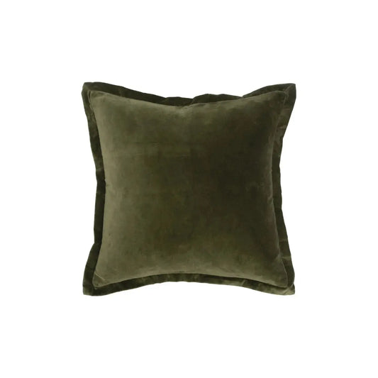 Putetrekk - Lama - Alpi - Velour - Grønn 50x50-Putetrekk-Norvigroup-Hyttefeber