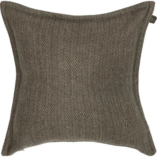 Halvor Bakke - Putetrekk - Asima - Resirkulert Ull - Brun - 50x50-Norvigroup-Hyttefeber