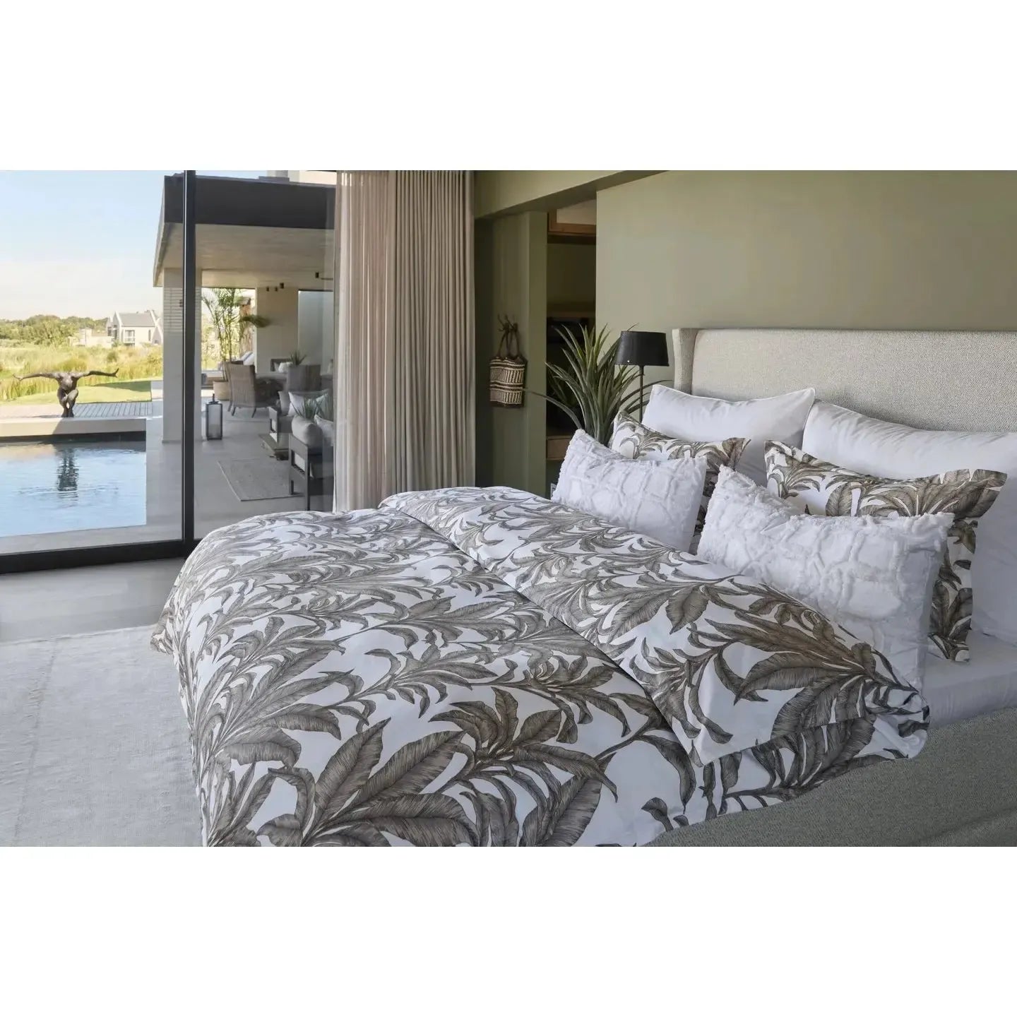 Halvor Bakke - Bedtime Story - sengesett Babylonstoren - Beige / Pure cashmere-Sengesett-NorviGroup-Hyttefeber