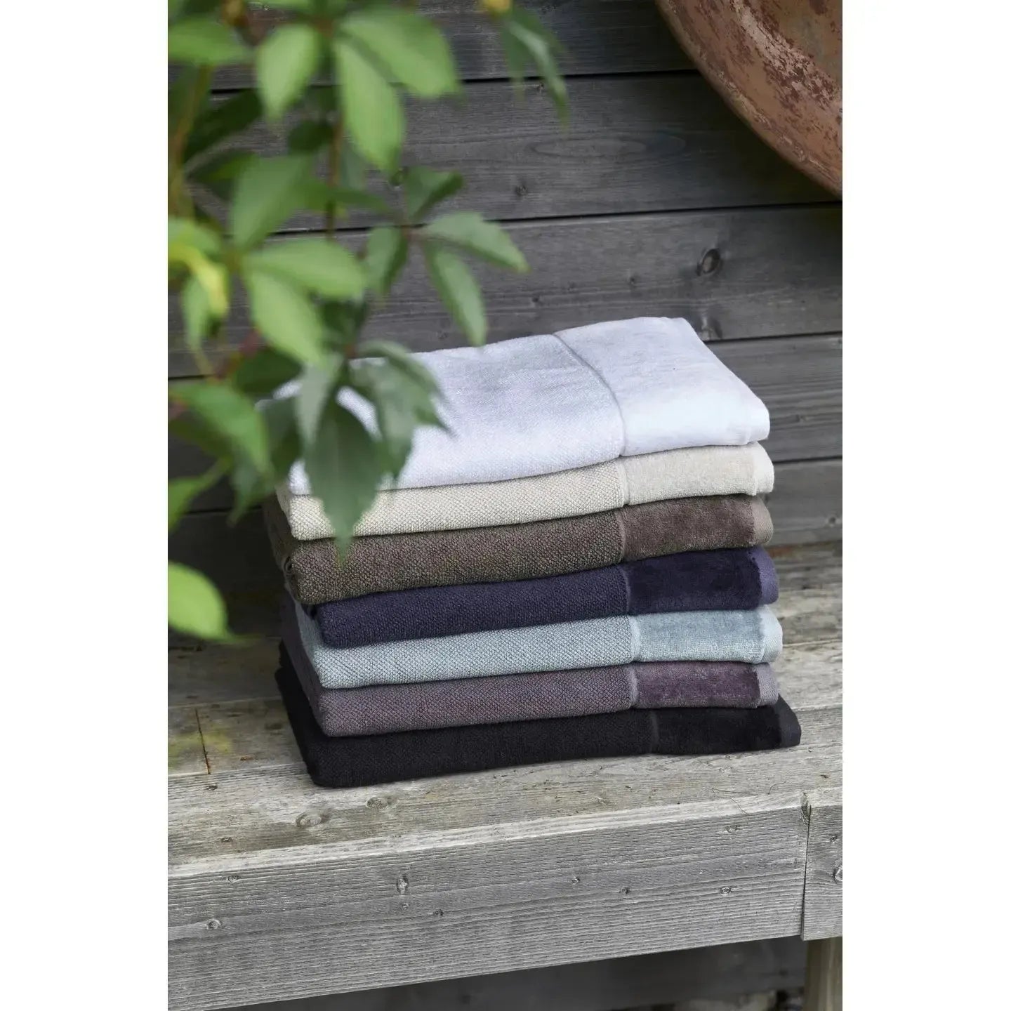 Halvor Bakke - Clifton håndkle - Beige / Pure Cashmere 140x70-Kjøkkenhåndklær-NorviGroup-Hyttefeber