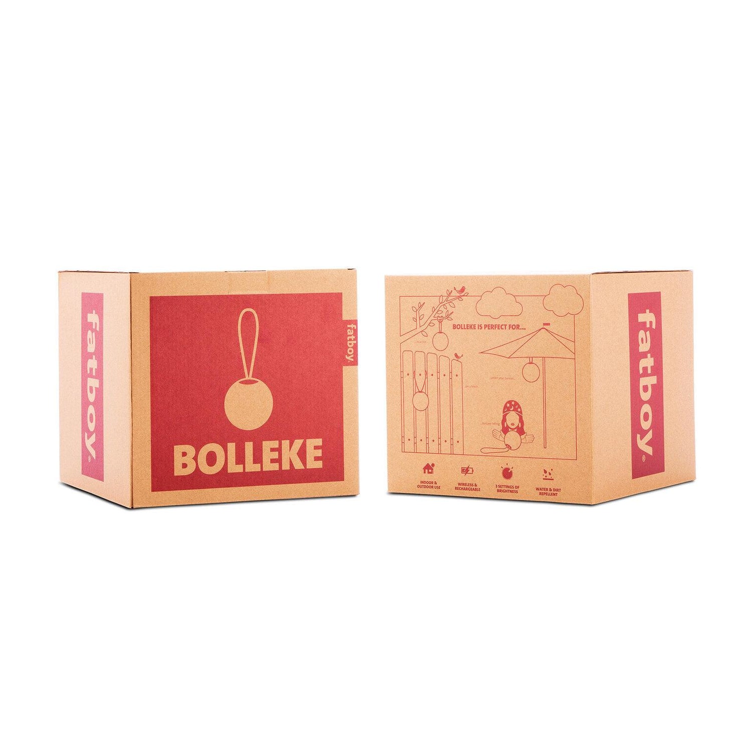 Fatboy Bolleke Oppladbar Lampe (Light Grey)-Oppladbare Lamper-Fatboy-Hyttefeber