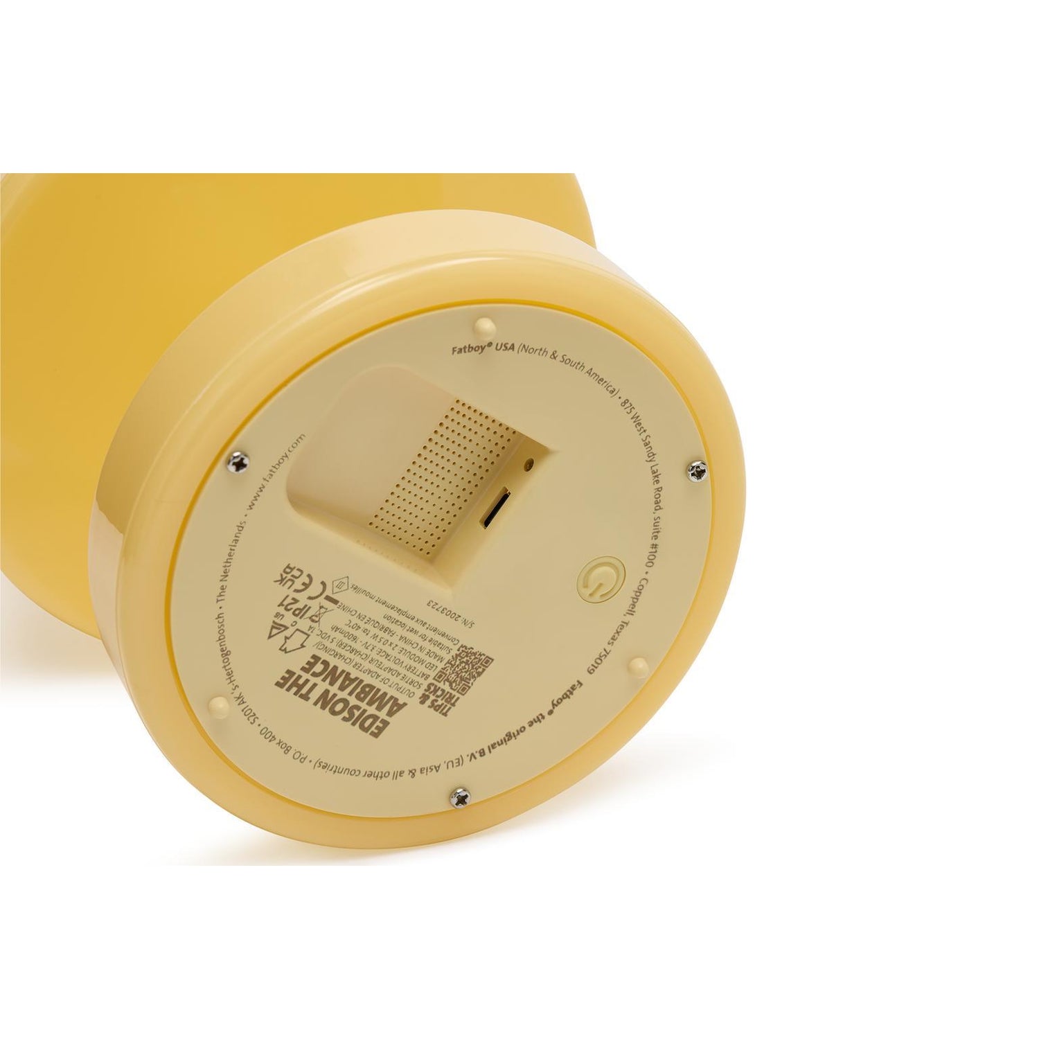 Fatboy® Edison the Ambiance - Pale Yellow-Oppladbare Lamper-Fatboy-Hyttefeber