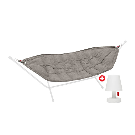 Fatboy® Headdemock Superb Hammock (stativ lys grå) Grey Taupe-Hengekøyer-Fatboy-Hyttefeber