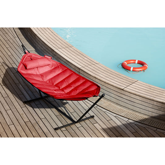 Fatboy® Headdemock Superb Hammock (stativ svart) Red-Hengekøyer-Fatboy-Hyttefeber