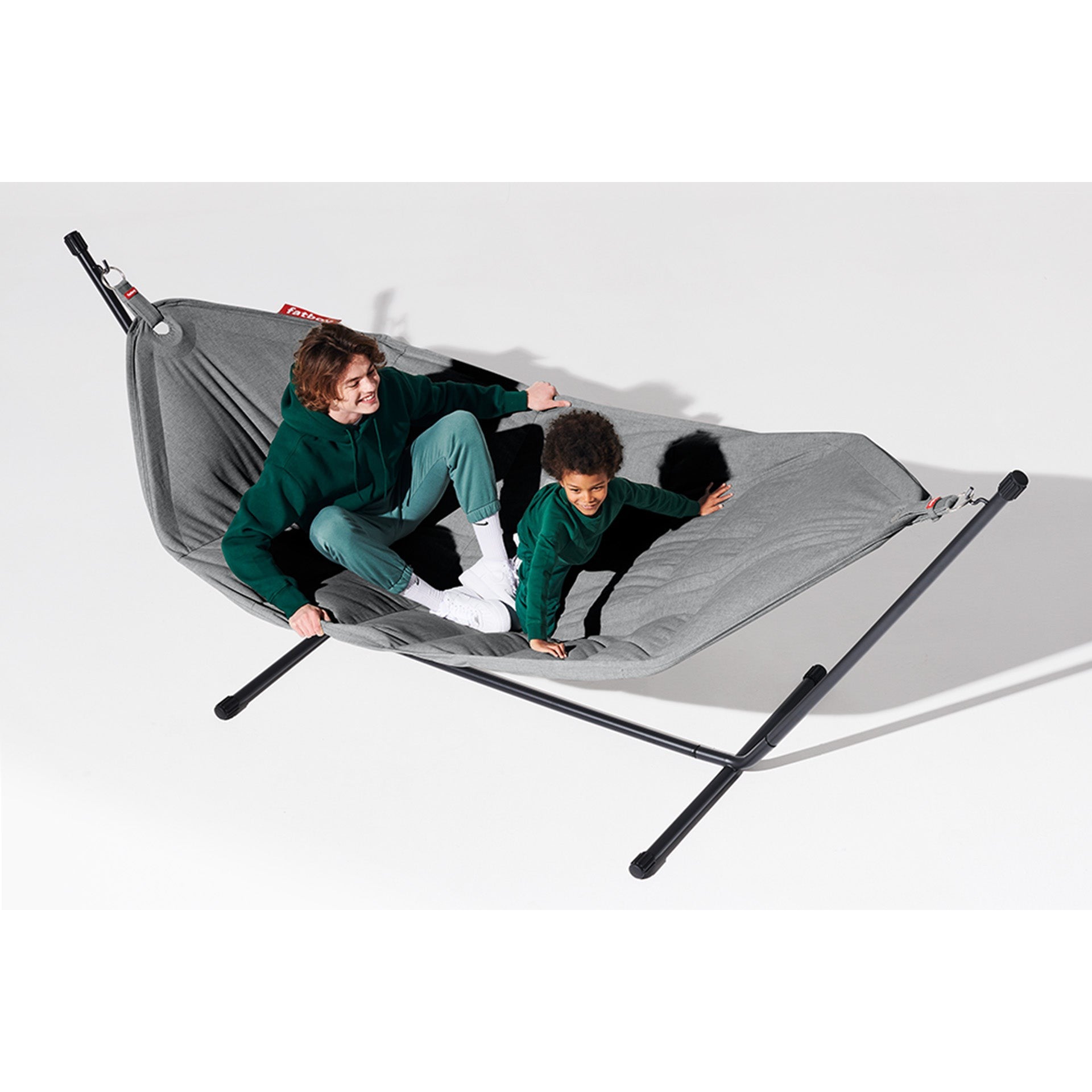 Fatboy® Headdemock Superb Hammock (stativ svart) Rock Grey-Hengekøyer-Fatboy-Hyttefeber