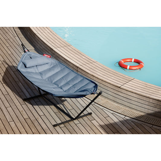 Fatboy® Headdemock Superb Hammock (stativ svart) Storm Blue-Hengekøyer-Fatboy-Hyttefeber