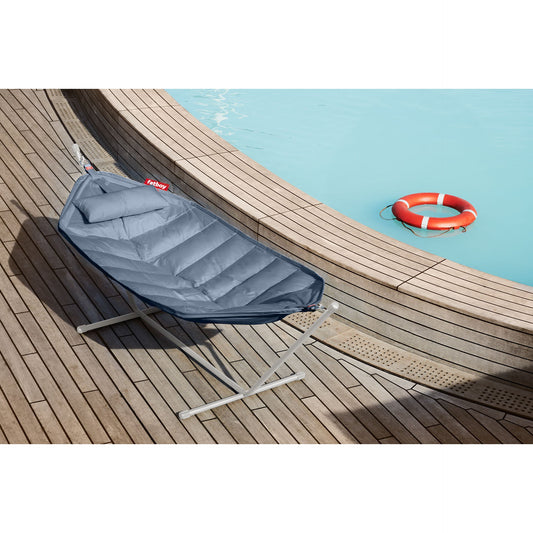 Fatboy® Headdemock Superb Hammock (stativ lys grå) Storm Blue-Hengekøyer-Fatboy-Hyttefeber