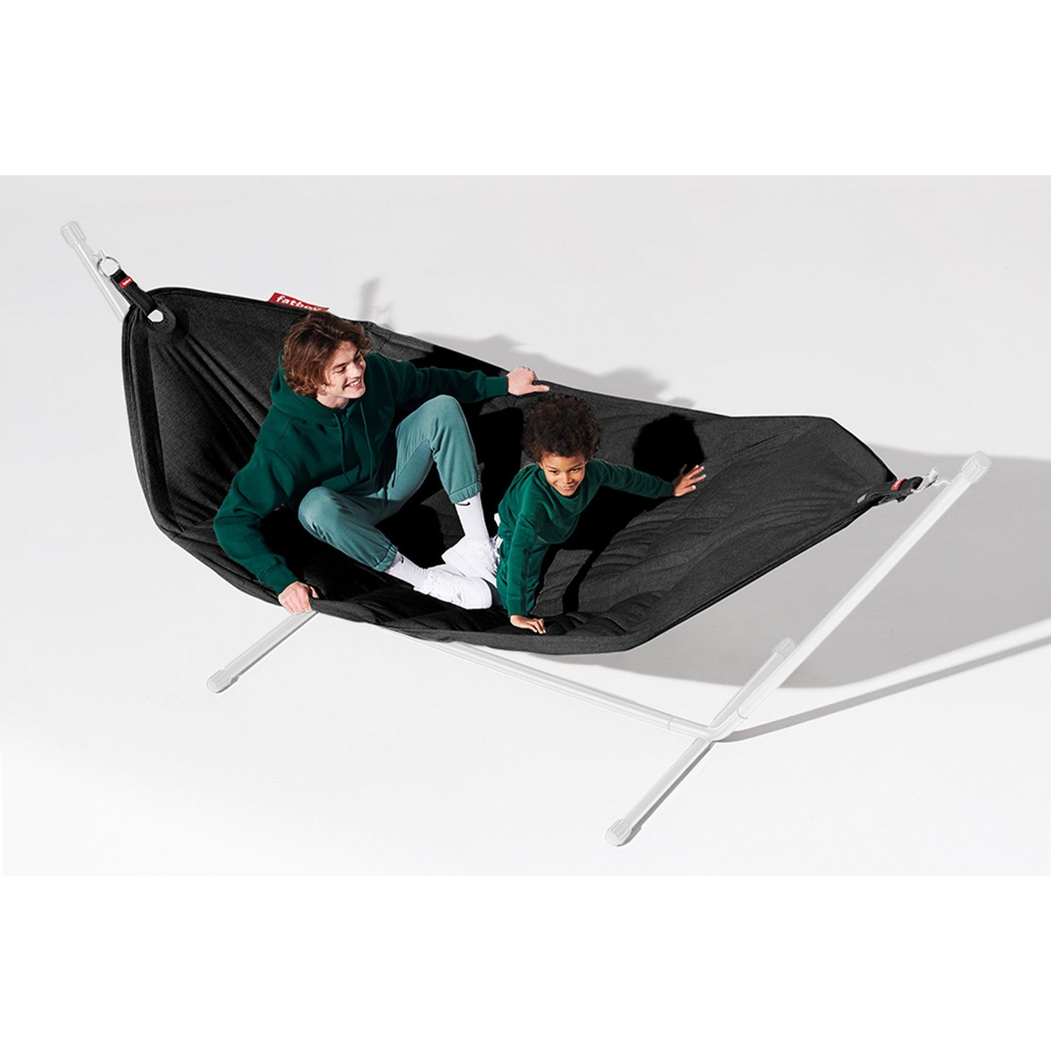 Fatboy® Headdemock Superb Hammock (stativ lys grå) Thunder Grey-Hengekøyer-Fatboy-Hyttefeber