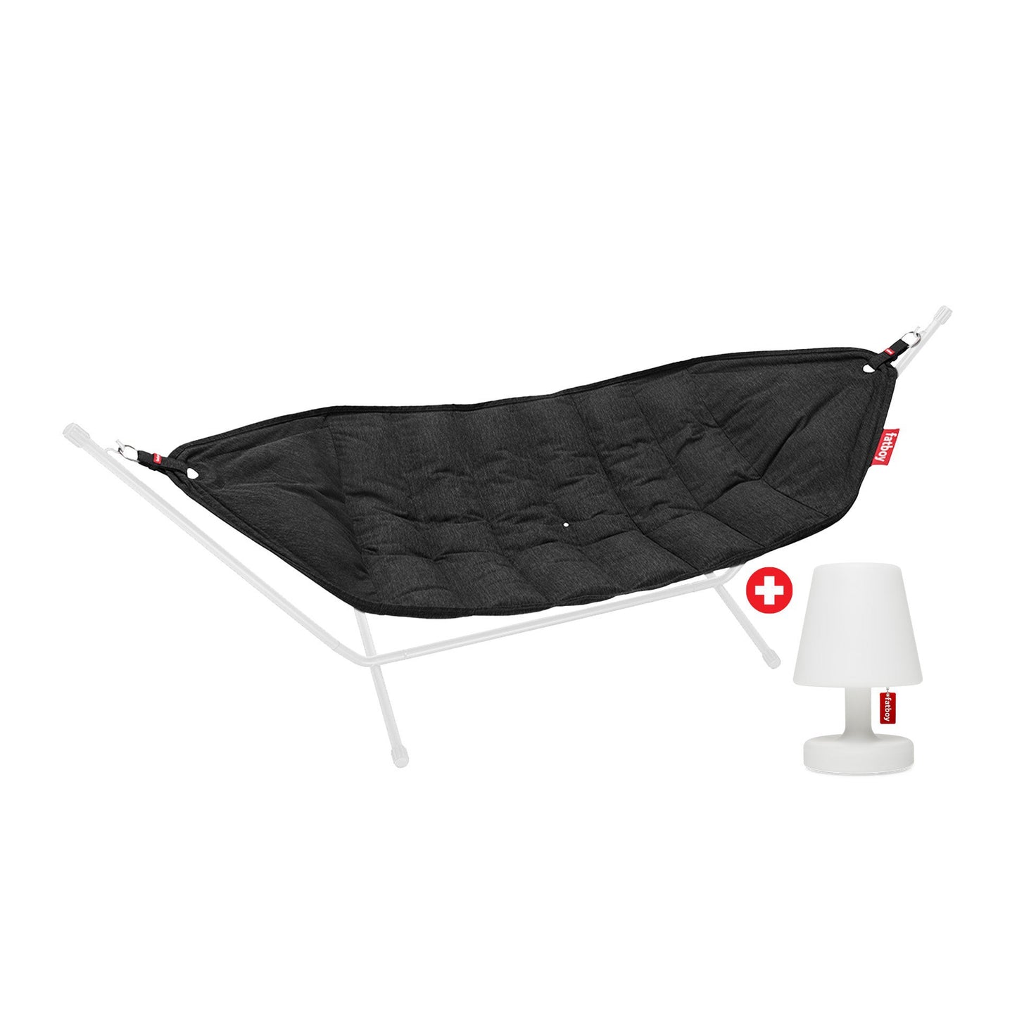 Fatboy® Headdemock Superb Hammock (stativ lys grå) Thunder Grey-Hengekøyer-Fatboy-Hyttefeber