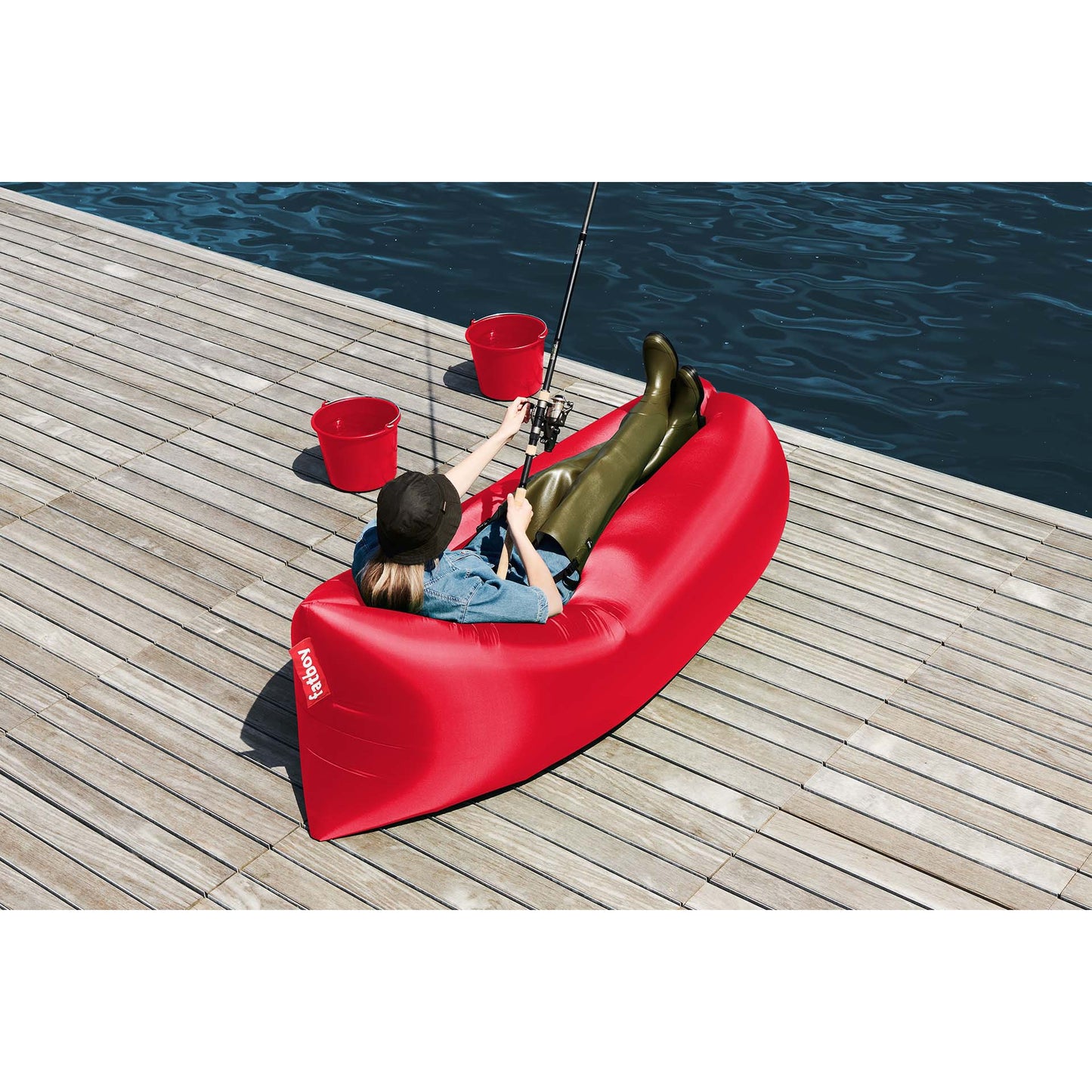 Fatboy® Lamzac® 3.0 (Red)-Campingmøbler-Fatboy-Hyttefeber