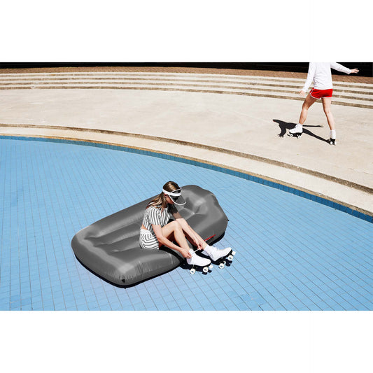 Fatboy Lamzac L Air Lounger 3.0 Steel Grey-Campingmøbler-Fatboy-Hyttefeber