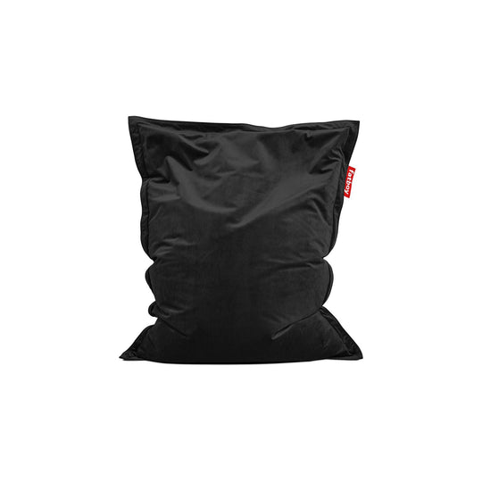 Fatboy® Original Slim Velvet Recycled Black 1-2 pers.-Sittesekker-Fatboy-Hyttefeber