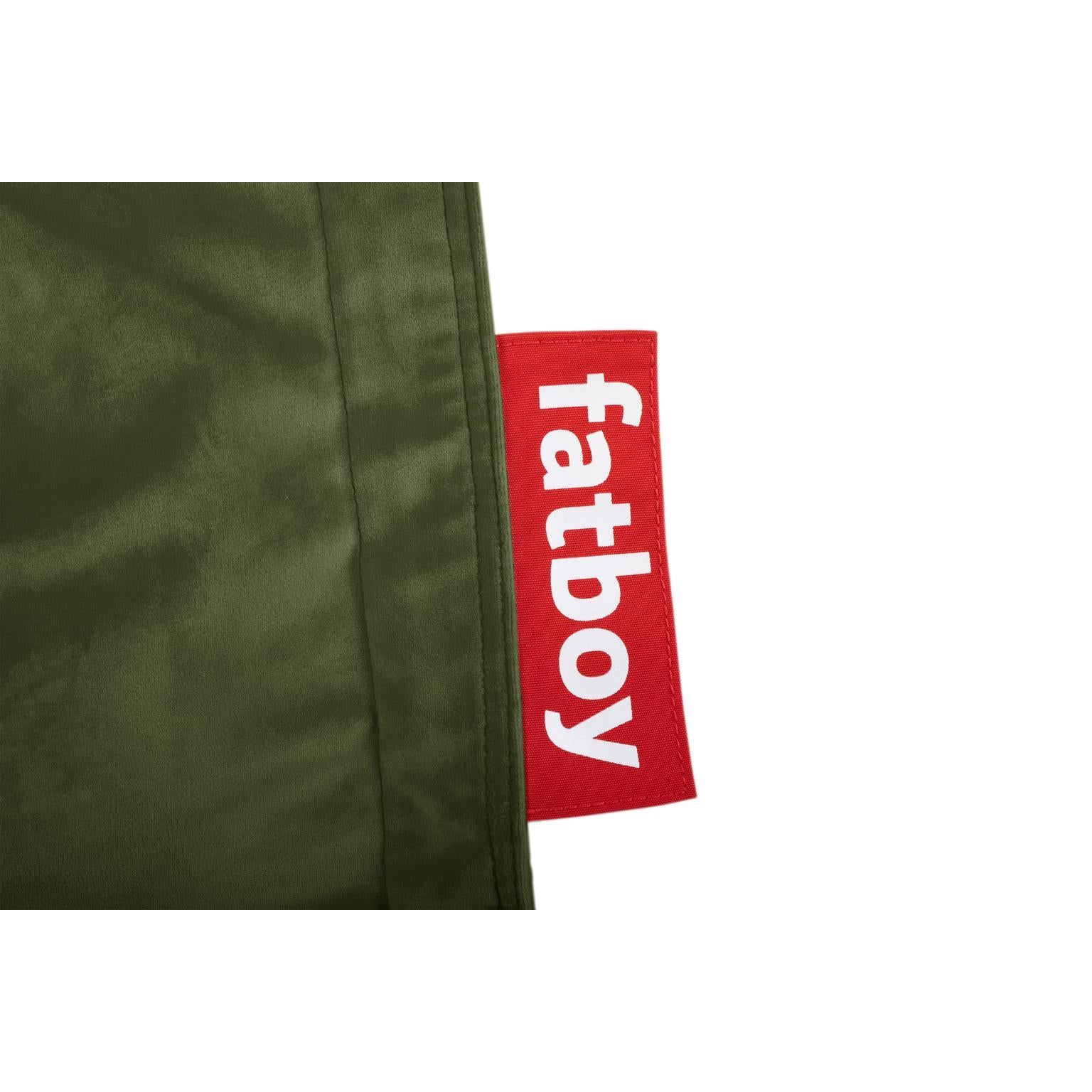 Fatboy® Original Slim Velvet Recycled Deep green-Sittesekker-Fatboy-Hyttefeber