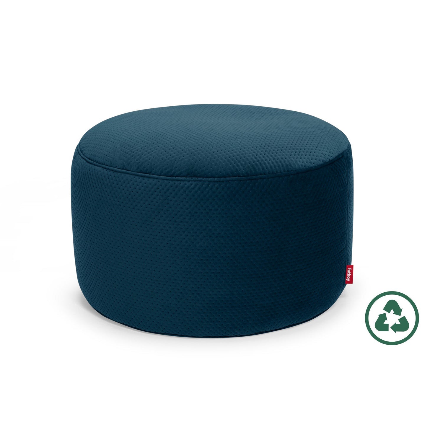 Fatboy® Recycled Point Large Royal Velvet Deep Sea-Puff-Fatboy-Hyttefeber