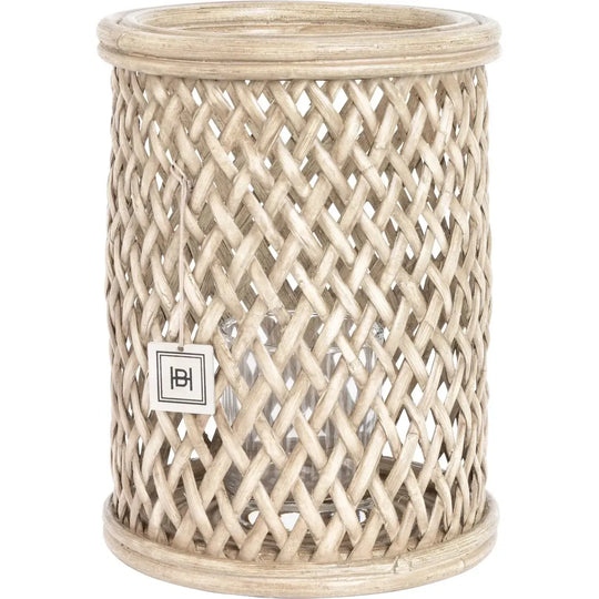 Halvor Bakke - Latina Lyslykt Rattan-Telysholder-NorviGroup-Hyttefeber