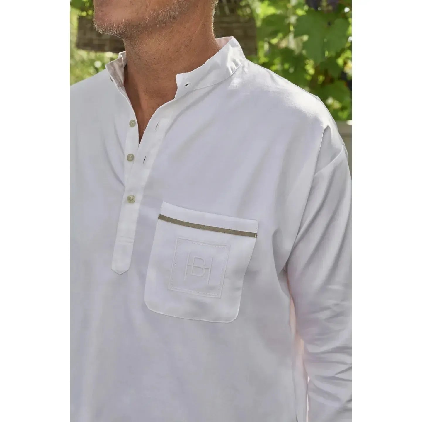 Halvor Bakke - St. George nattskjorte - Beige/Pure Cashmere-Nattskjorte-Norvigroup-Hyttefeber