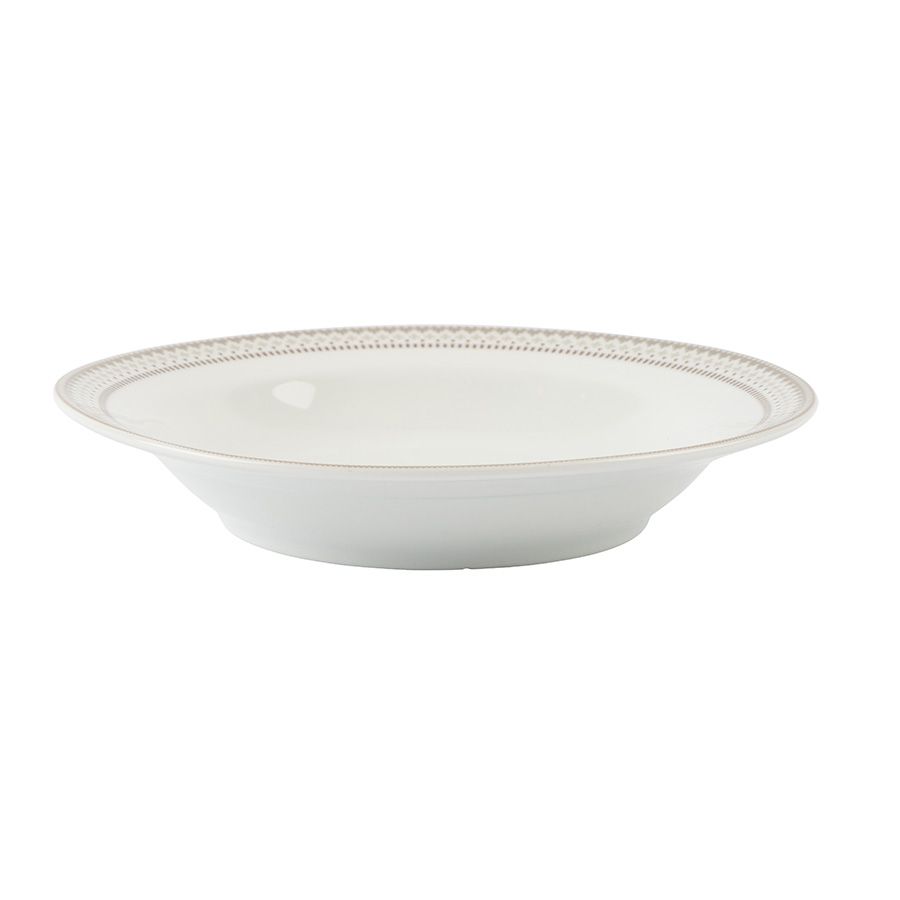 Ingrid - Dyp Tallerken 23cm (Grå)-Servise-Porsgrunds Porselænsfabrik-Hyttefeber