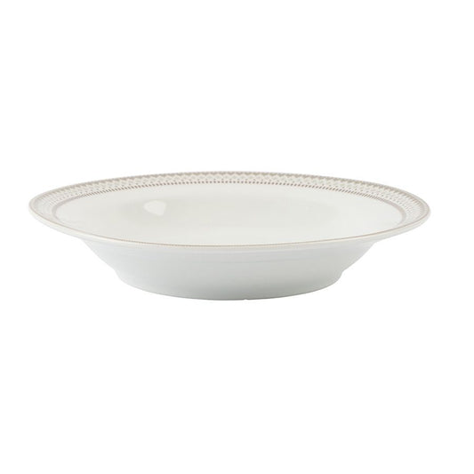 Ingrid - Dyp Tallerken 23cm (Grå)-Servise-Porsgrunds Porselænsfabrik-Hyttefeber