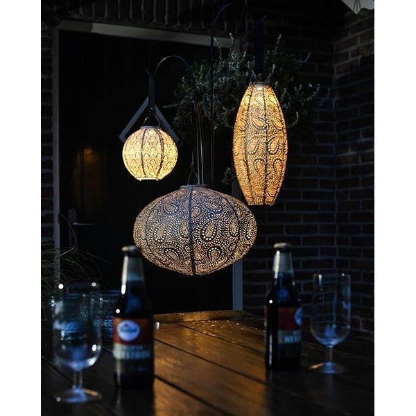 LUMIZ - Paisley - Gold - Long Oval 20-Utebelysning-Lumiz-Hyttefeber