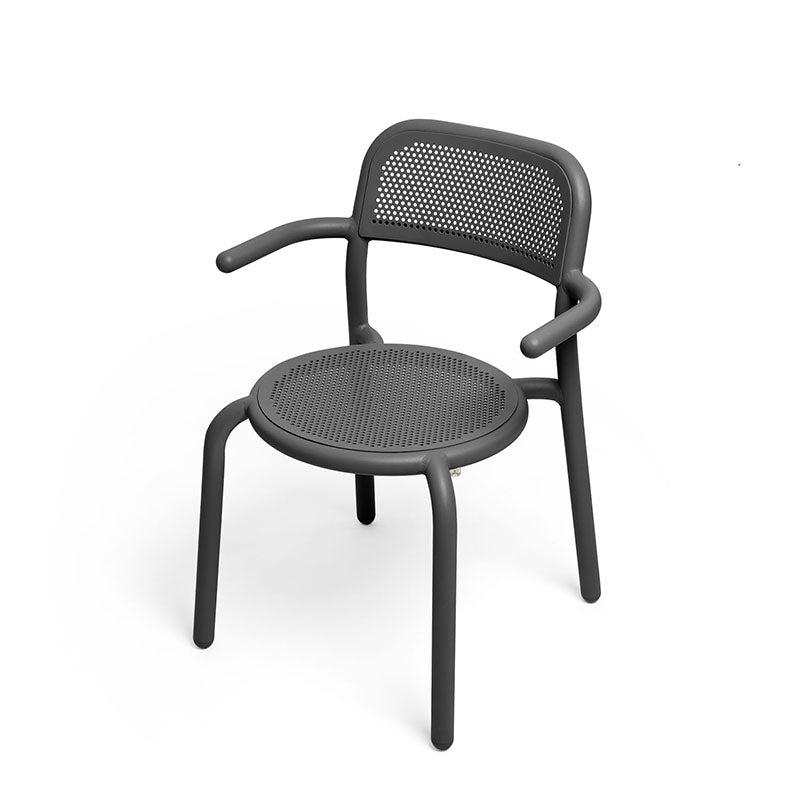 Fatboy Toní Armchair Bistro Chair With Armrests - Anthracite-Fatboy-Hyttefeber