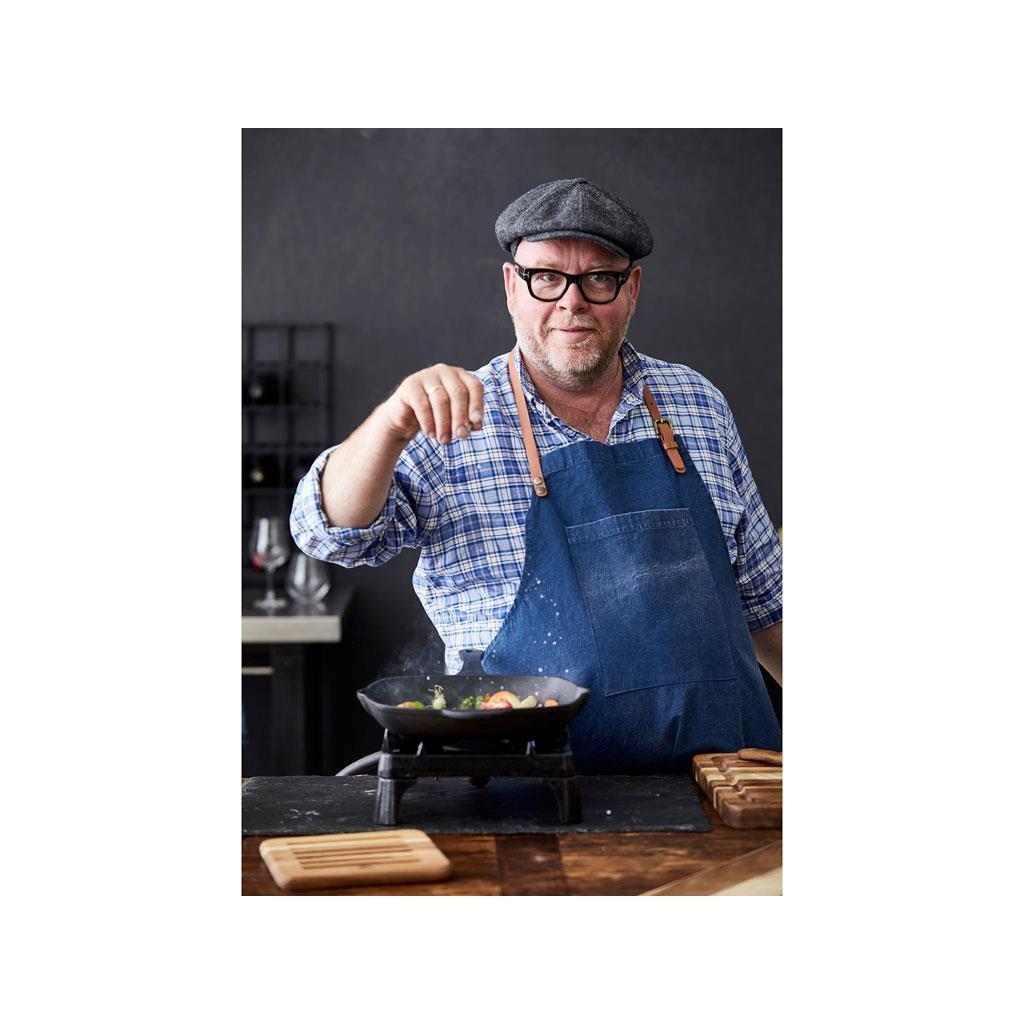 Grillstekepanne 28x28 i Støpejern-Kjøkkenredskaper-HOLM-Hyttefeber