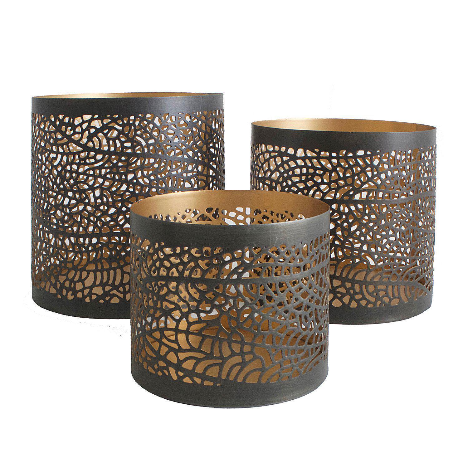 HB Lyslykt sett á 3 (i gaveeske)-Telysholder-Lama-Hyttefeber