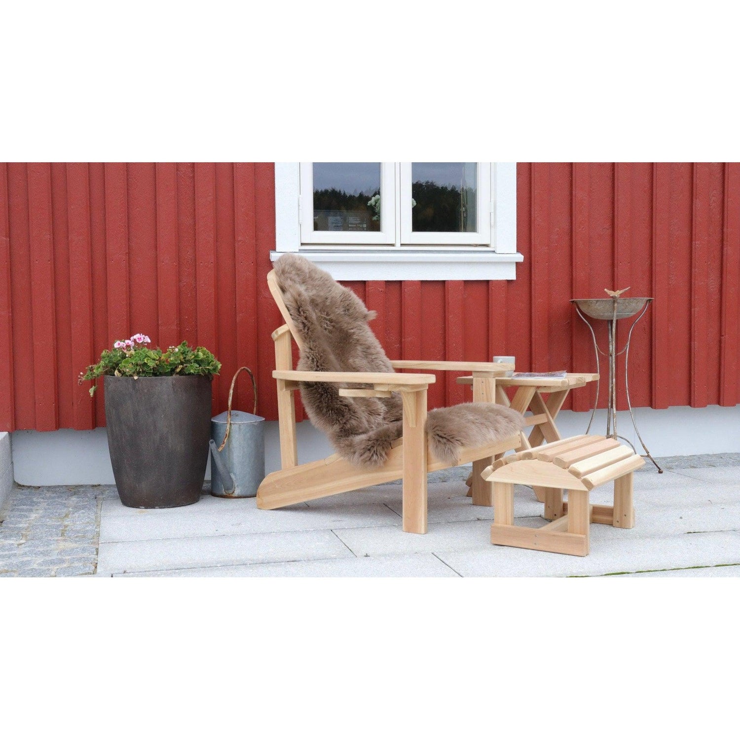 Premium XL Saueskinn / Ekstra luftig / Brun-Saueskinn-Auskin-Hyttefeber