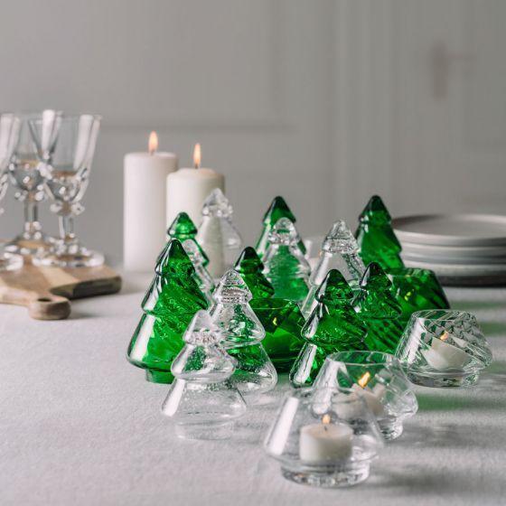 Juletre Gran Grønn Optikk 115mm-Julepynt-Hadeland Glassverk-Hyttefeber