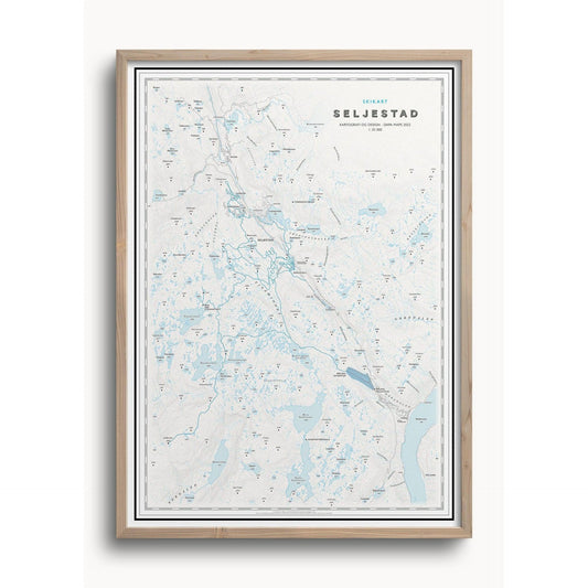 Skikart Seljestad/Røldal-Maps-Dapa Maps-Hyttefeber