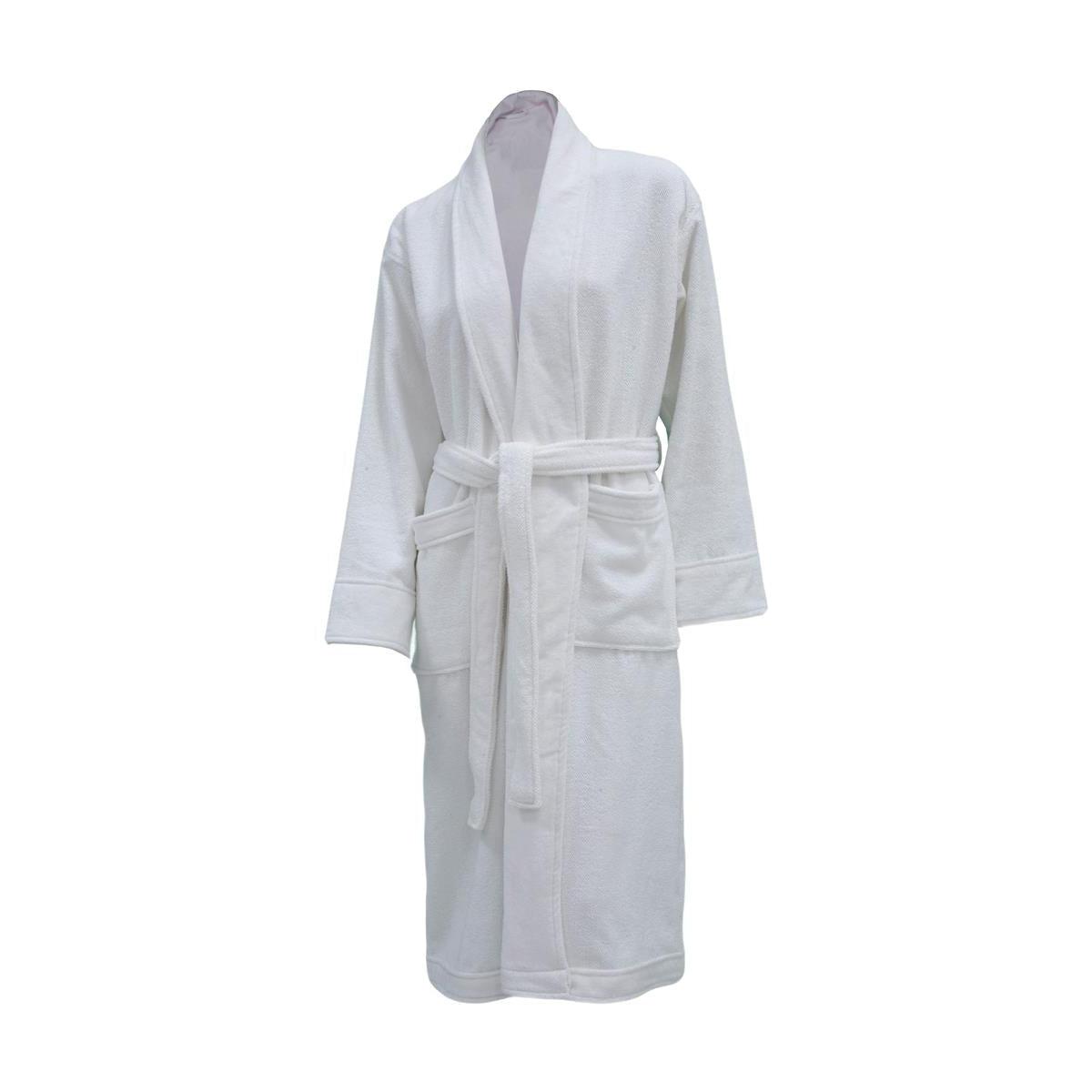 Halvor Bakke - Clifton badekåpe-Badekåper-Norsk Dun-S/M-Brilliant White-Hyttefeber