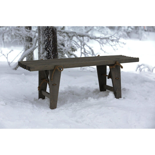 EcoBench 120 Furu - Grå-Ecofurn-Hyttefeber