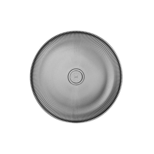 Siri - Asjett 20.5cm Røkgrå (4pk)-Servise-Hadeland Glassverk-Hyttefeber