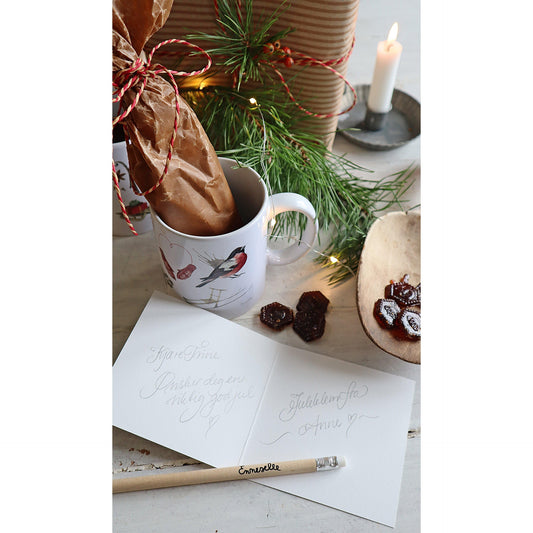 Store kunstkort - God jul-pepperkaker-Til Veggen-Emmeselle-Hyttefeber