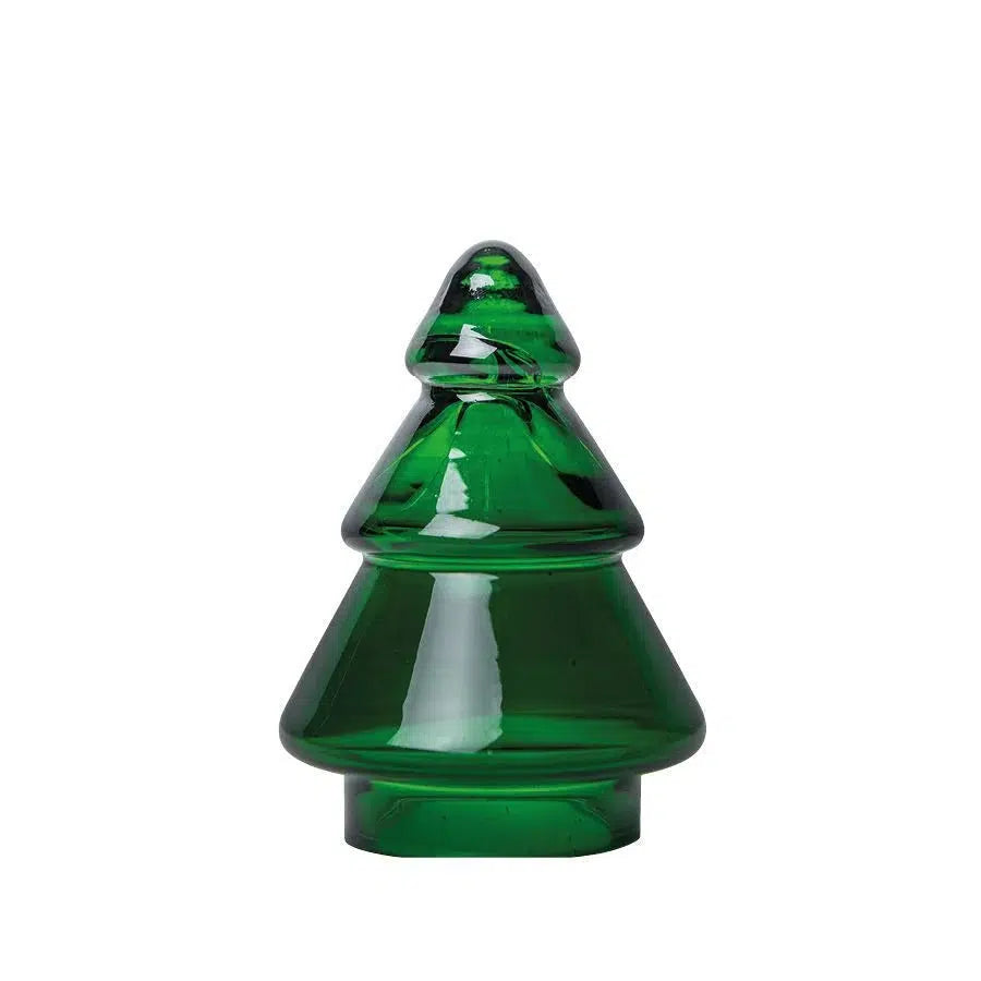 Gran - Juletre glass - Grønn - 98mm-Dekor-Hadeland Glassverk-Hyttefeber