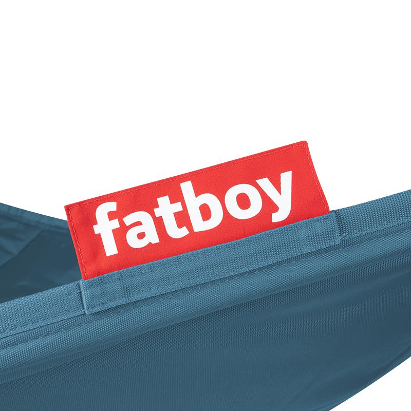 Fatboy® Headdemock Jeans Light Blue incl. rack black & pillow-Hagemøbler-Fatboy-Hyttefeber